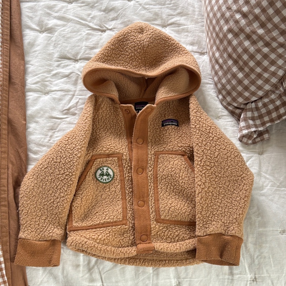 Patagonia toddler retro pile fleece jacket sz 3t
